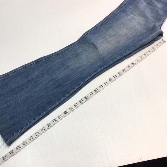 Current/Elliott High Rise Low Bell Jean. Sz 26. Made in USA - Picture 11 of 12
